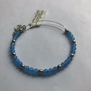 Alex and Ani Blue Beaded Bangle